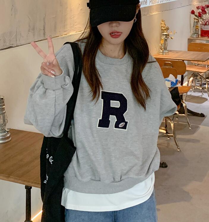 2023★春秋新作★韓国風★トレーナー★2色M-XL