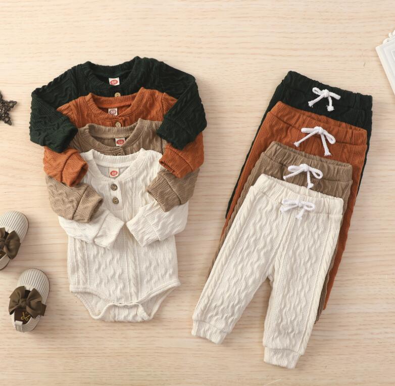 2023秋冬★ベビー服　トップス+ズボン　セット★66-100cm★4色