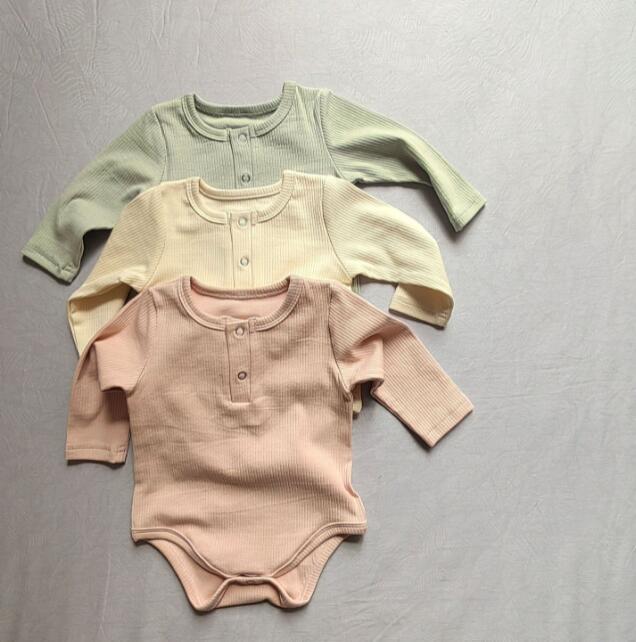 2023★春秋新作★韓国風ベビー服★ロンパース★3色66-90CM
