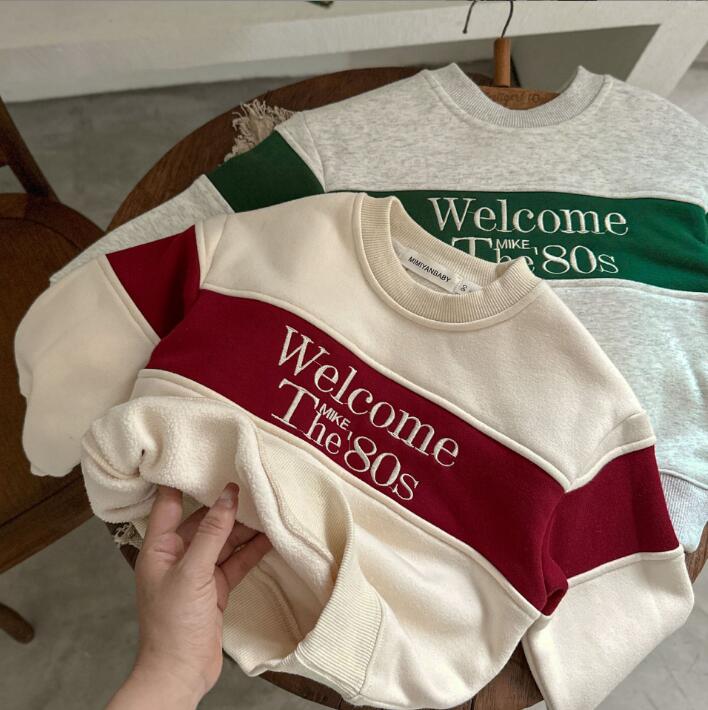 2023★秋冬新作★韓国風子供服★厚手★トレーナー★2色90-140CM