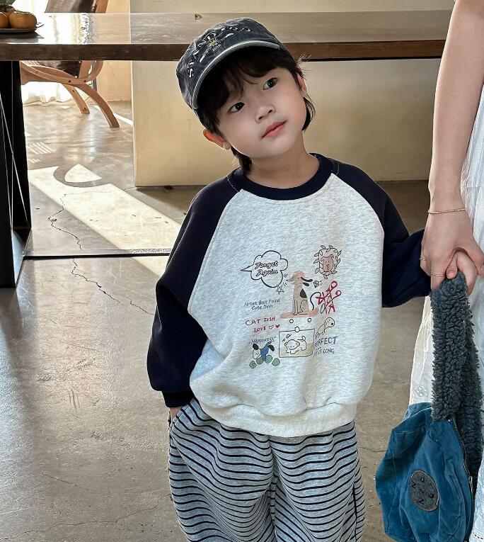 2023冬★子供服　トレーナー　トップス★90-140cm★