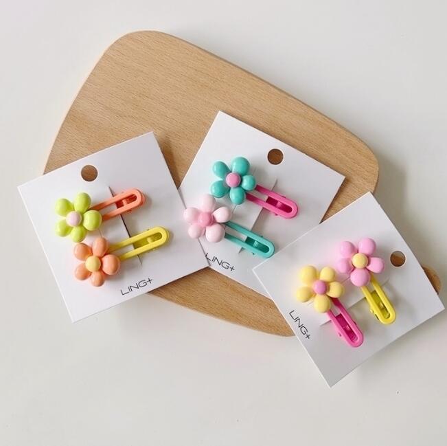 髪飾り★まとめ髪用★ヘアアクセサリー★子供用★ヘアピン★2枚入り★可愛い★多色