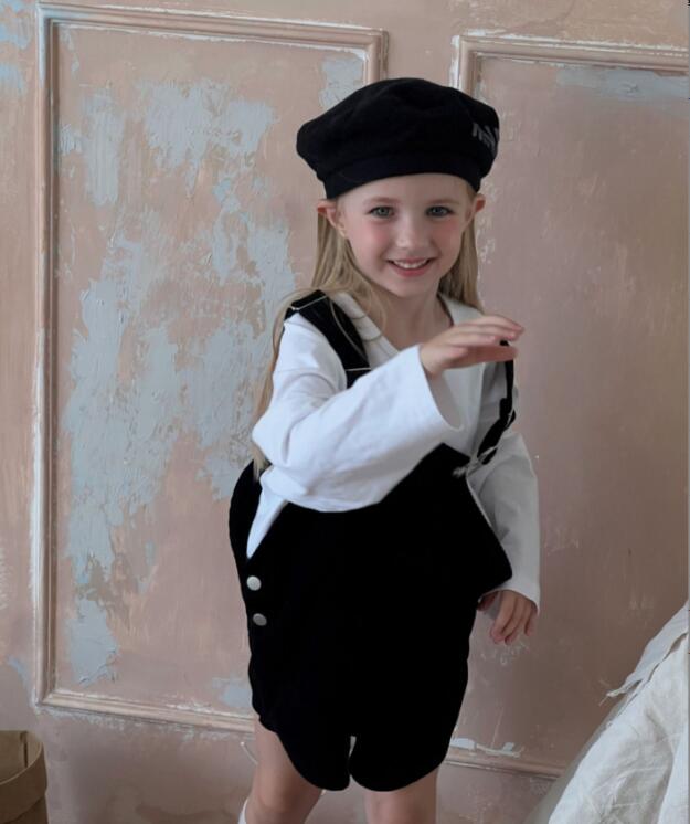 2023★春秋新作★韓国風子供服★サロペット★コーデュロイ★90-130CM