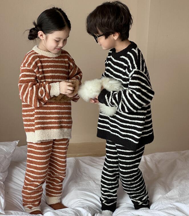 2023★秋冬新作★韓国風子供服★ルームウェア★トップス+ズボン★2色90-140CM