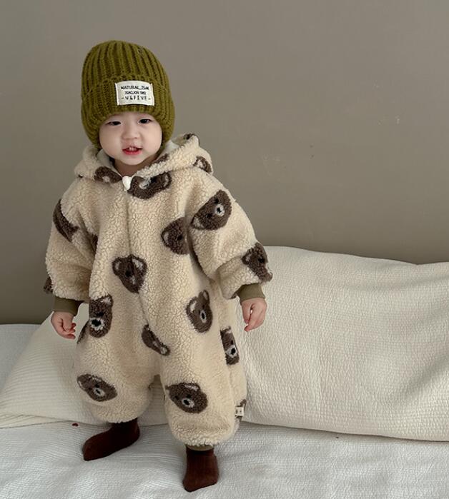 2023冬★ベビー服★厚手ロンパース★66-90cm★