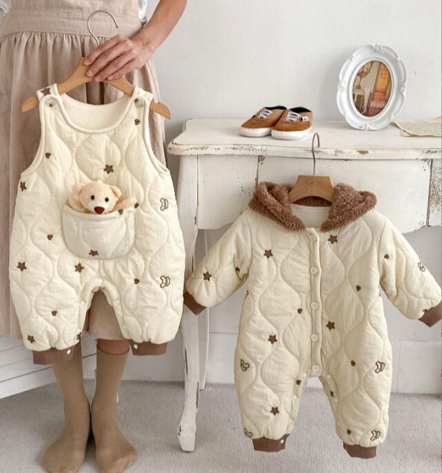 2023★秋冬新作★韓国風子供服★ロンパース★サロペット★トップス★厚手