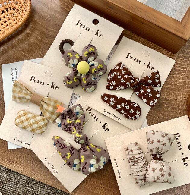 髪飾り★まとめ髪用★ヘアアクセサリー★子供用★キッズ★ヘアピン★ヘアゴム★多色