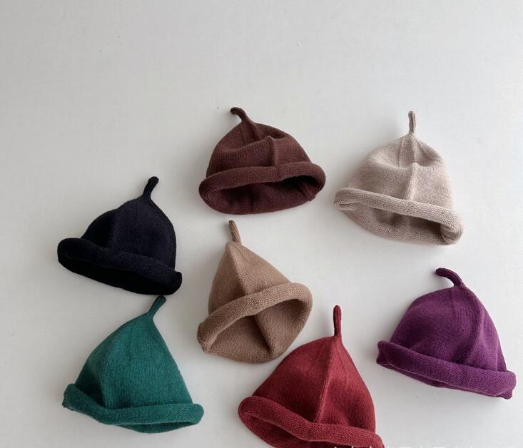 2023秋冬新品★子供用★帽子　ニットハット★7色選べ