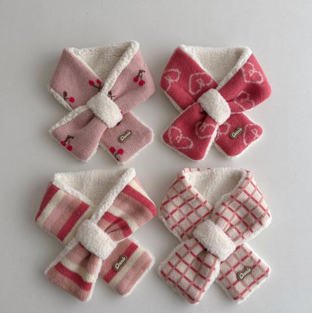 2023新品★子供用★快適マフラー　4色選べ