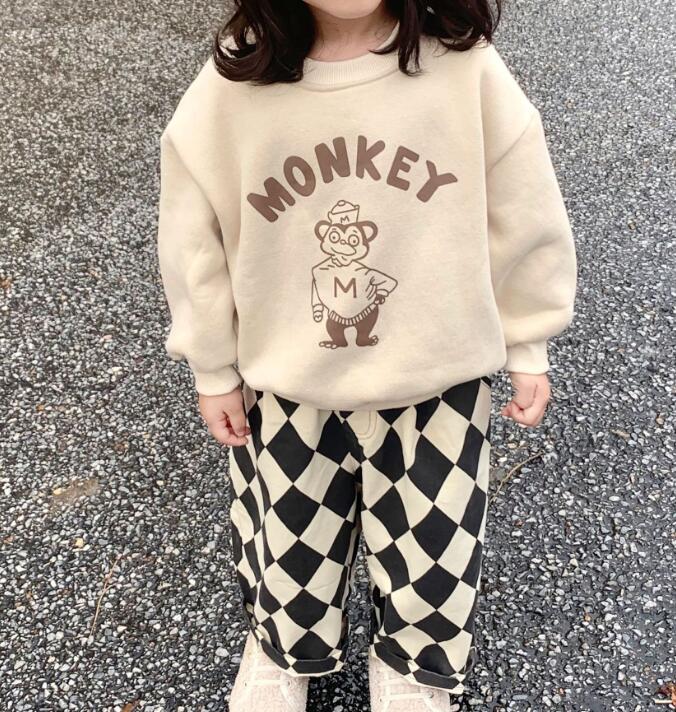 2023秋冬★子供服 　裏起毛付きトップス★90-140cm★