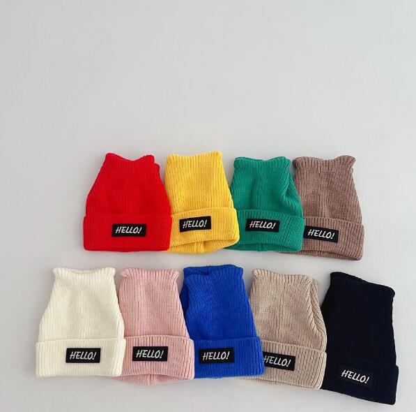 子供用★帽子★キッズ★男女兼用★暖かい★防寒★ニット帽子★可愛い★9色