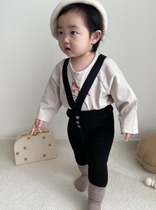 2023★春秋新作★韓国風ベビー服★サロペット★4色66-90CM