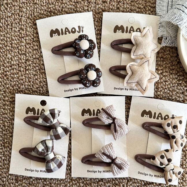 髪飾り★まとめ髪用★ヘアアクセサリー★子供用★キッズ★ヘアピン★2枚入り★多色