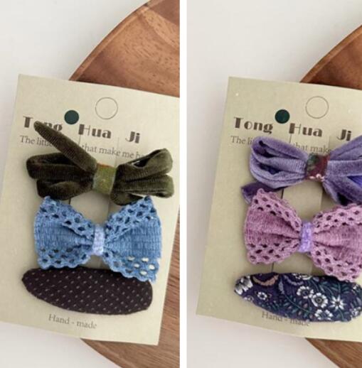 髪飾り★まとめ髪用★ヘアアクセサリー★子供用★キッズ★ヘアピン★3枚入り