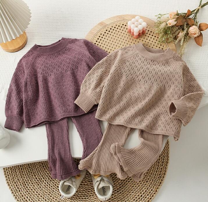 2024年新型★子供服　トップス+ズボン　セット★80-120cm★2色