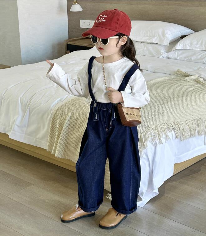 2024年新品★子供服 　サロペットズボン★90-140cm★