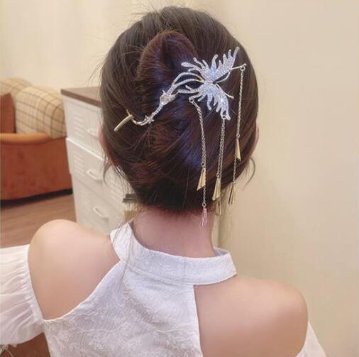 新作★ヘアクリップ★ヘアピン★　蝶々造型　★まとめ髪用★髪飾り★ヘアアクセサリー★