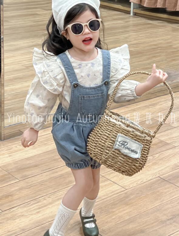 2024春★子供服 　トップス&サロペット分けて販売★80-130cm★