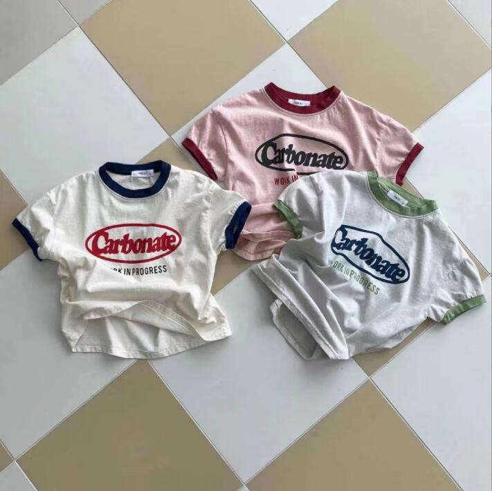 2024★春夏新作★韓国風子供服★Tシャツ★3色73-100CM