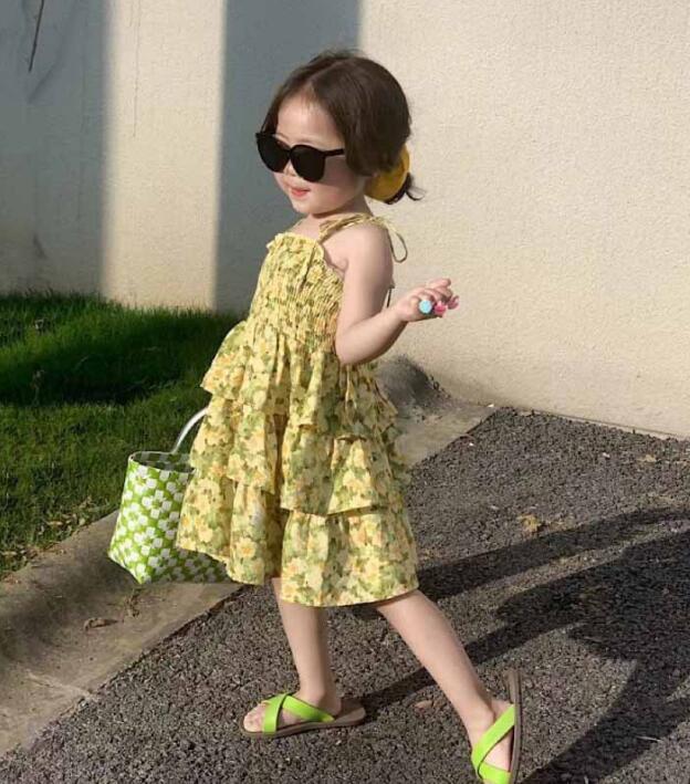 2024★春夏新作★韓国風子供服★ワンピース★7-15