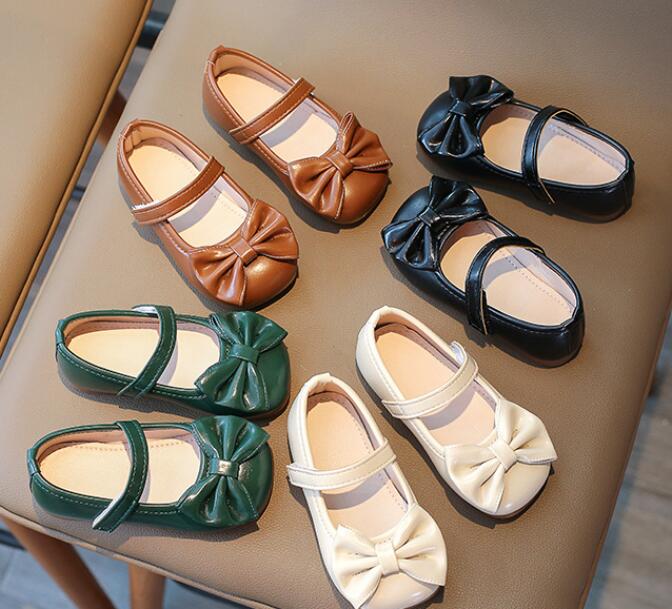 靴★子供靴★キッズ靴★シューズ★キッズ女の子★蝶結び★4色「31-35#」