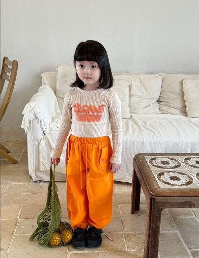 2024★春秋新作★韓国風子供服★ズボン★カジュアル★2色90-140CM