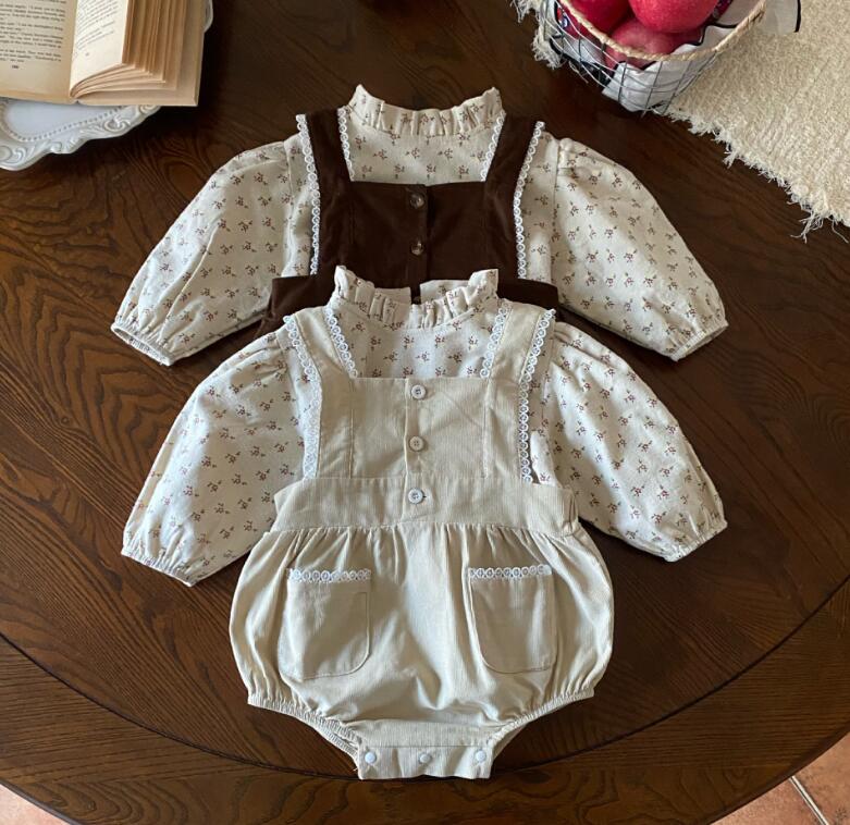 2024新品★ベビー服★トップス&サロペット分けて販売66-90cm★