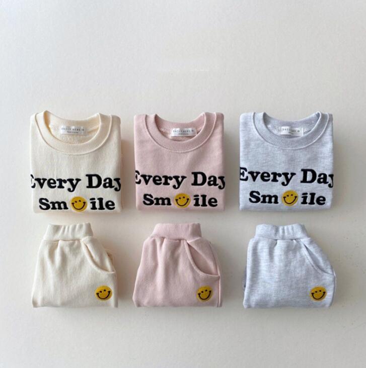 2024★春秋新作★韓国風子供服★トップス+ズボン2セット★2色73-120CM