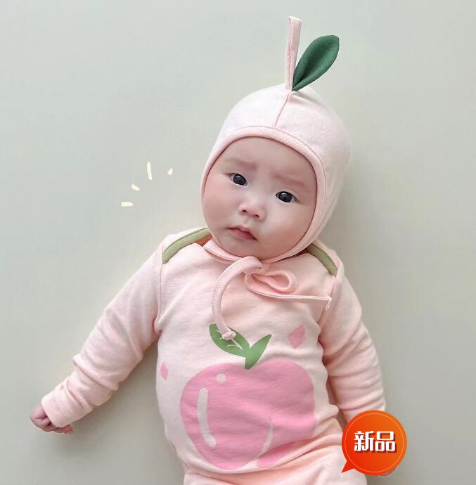 2024★春秋新作★韓国風ベビー服★ロンパース+帽子★66-90CM