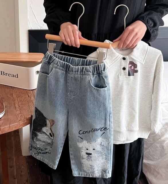 2024春★子供服 　デニムズボン★80-130cm★
