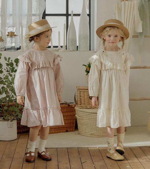 2024年新★子供服　ワンピース★90-150cm★2色