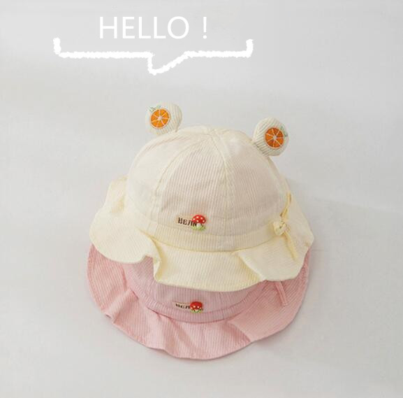 「2024」子供用★帽子★バケットハット★韓国風★ベビー★可愛い★日焼け防止★4色