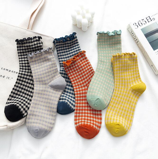 2024★春秋新作★ソックス★韓国風★レディース靴下★5色