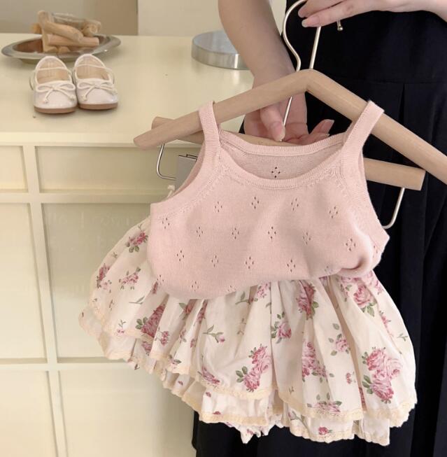 2024年新品★子供服 　ニットベスト★90-140cm★2色