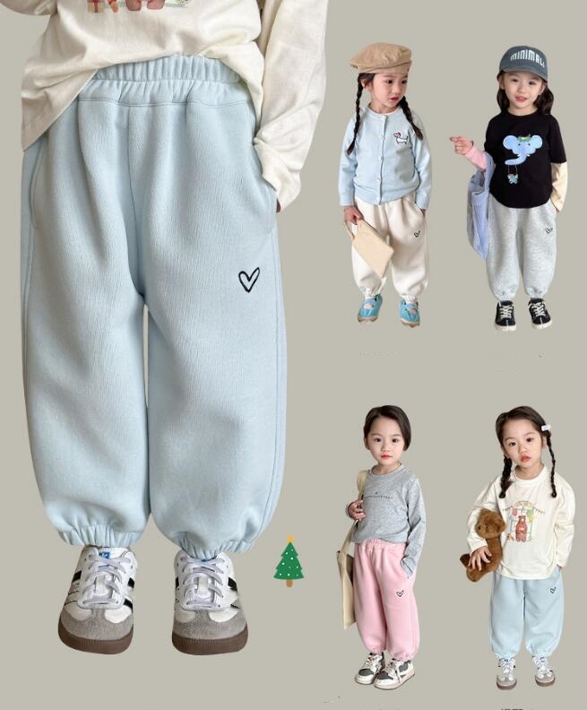 2024★春秋新作★韓国風子供服★ズボン★4色90-140CM