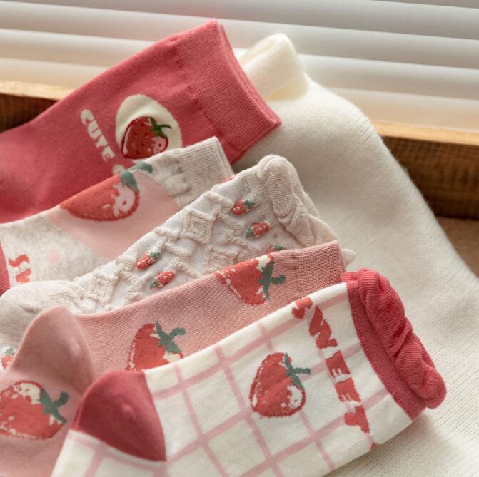 2024★春秋新作★ソックス★レディース靴下★5色