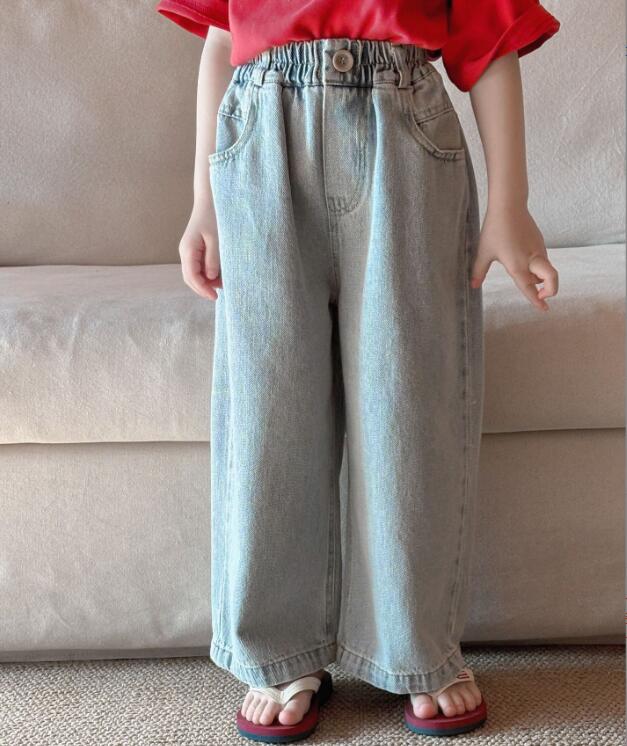 2024★春秋新作★韓国風子供服★ジーンズ★90-140CM