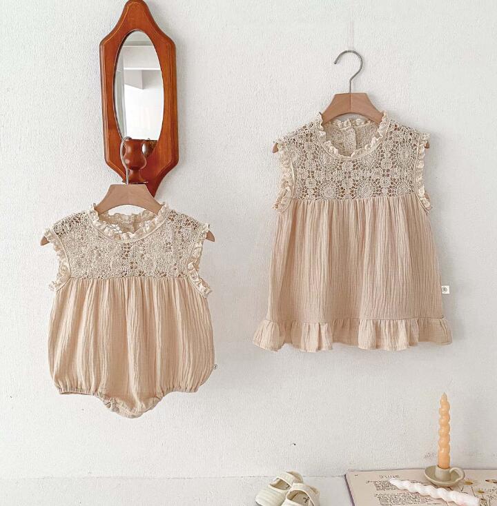 2024★春夏新作★韓国風子供服★ロンパース★ワンピース★66-90CM/90-130CM