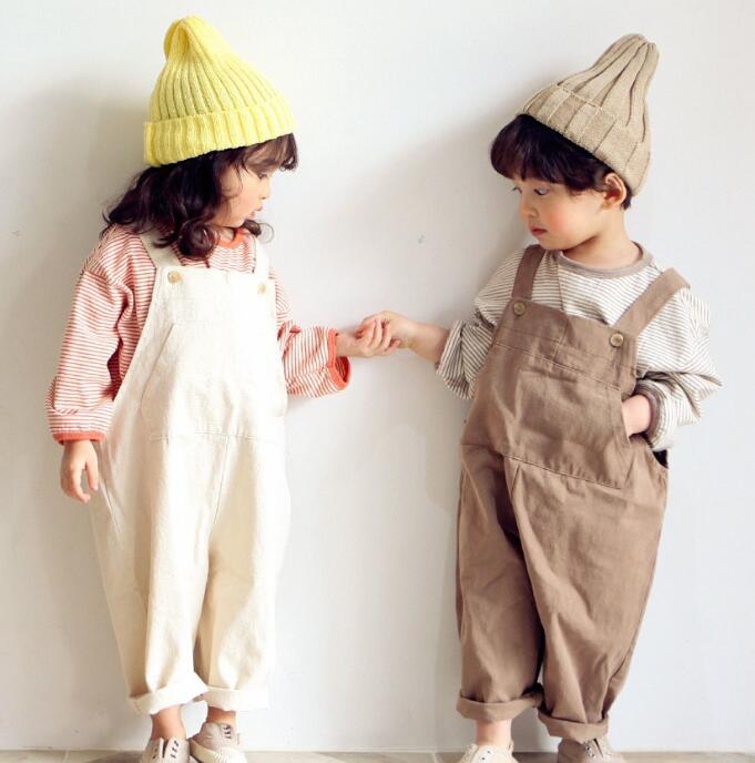 2024★春秋新作★韓国風子供服★サロペット★カジュアル★2色90-140CM