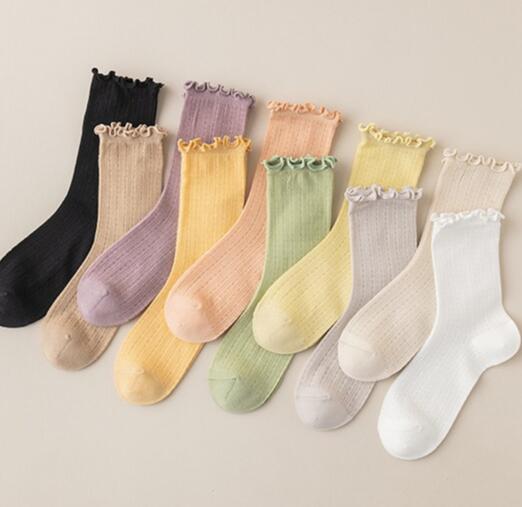 「2024」靴下★レディース★ソックス★大人用★女性用靴下★無地★可愛い★多色