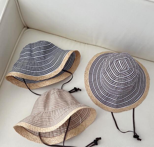 「2024」子供用★帽子★バケットハット★キッズ★日焼け防止★3色