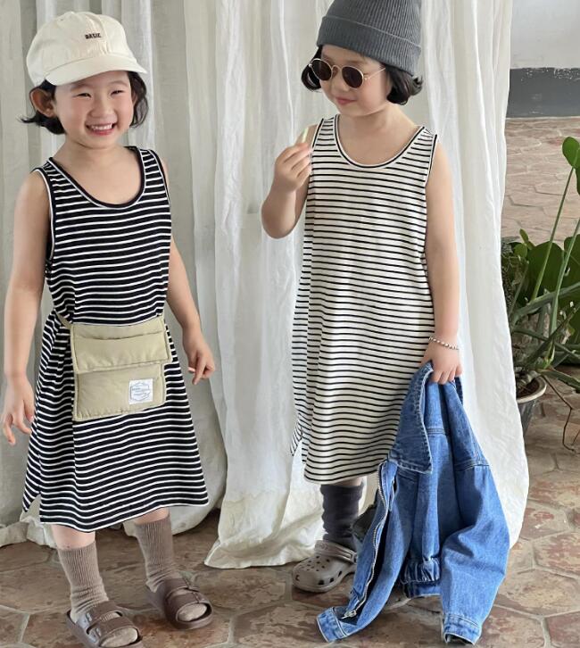 2024夏新品★子供服　ワンピース★80-140cm★2色