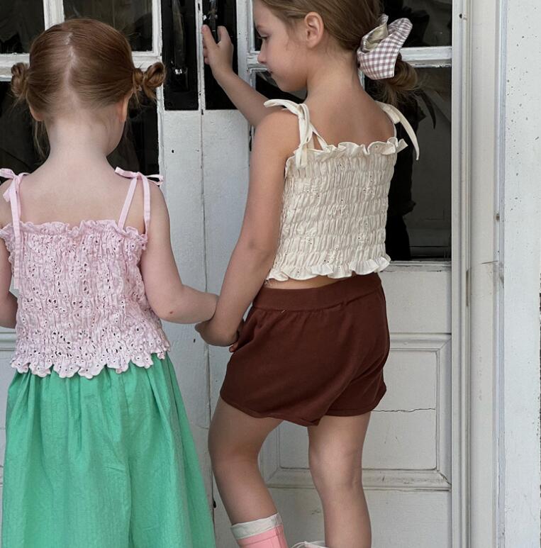 2024夏新品C★子供服 　トップス★90-150cm★2色