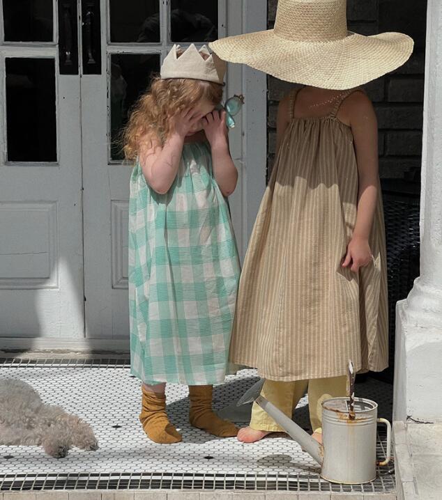 2024夏新品C★子供服 　ワンピース★90-150cm★2色