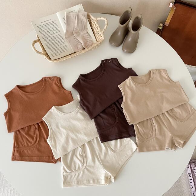 「2024」子供服★トップス+パンツ★セットアップ★ベビー★男女兼用★4色★73-90CM