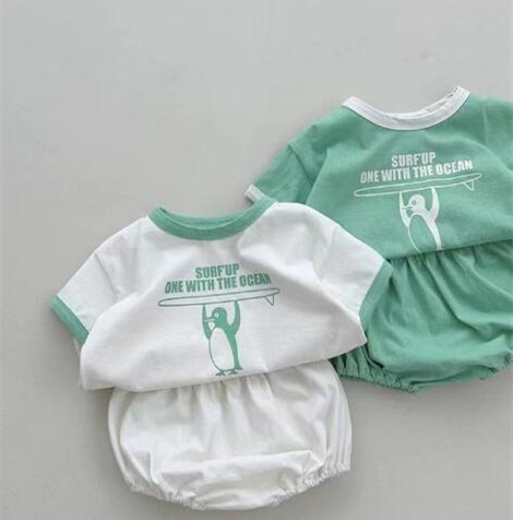 「2024」子供服★トップス+パンツ★セットアップ★ベビー★男女兼用★2色★73-90CM