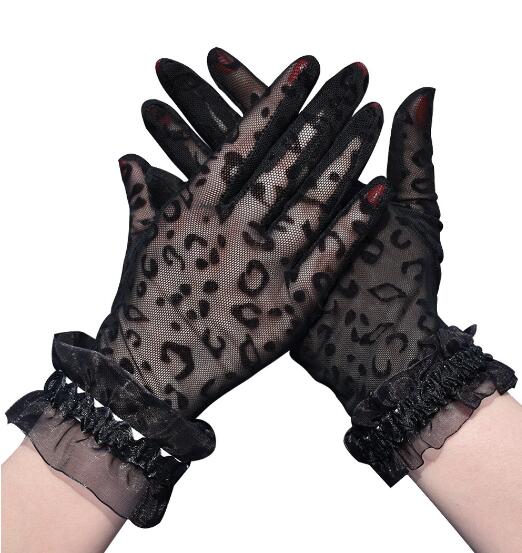 2024新作★手袋★レース手袋★セクシー★美しい★豹柄★ブライダルグローブ★レディース★4色