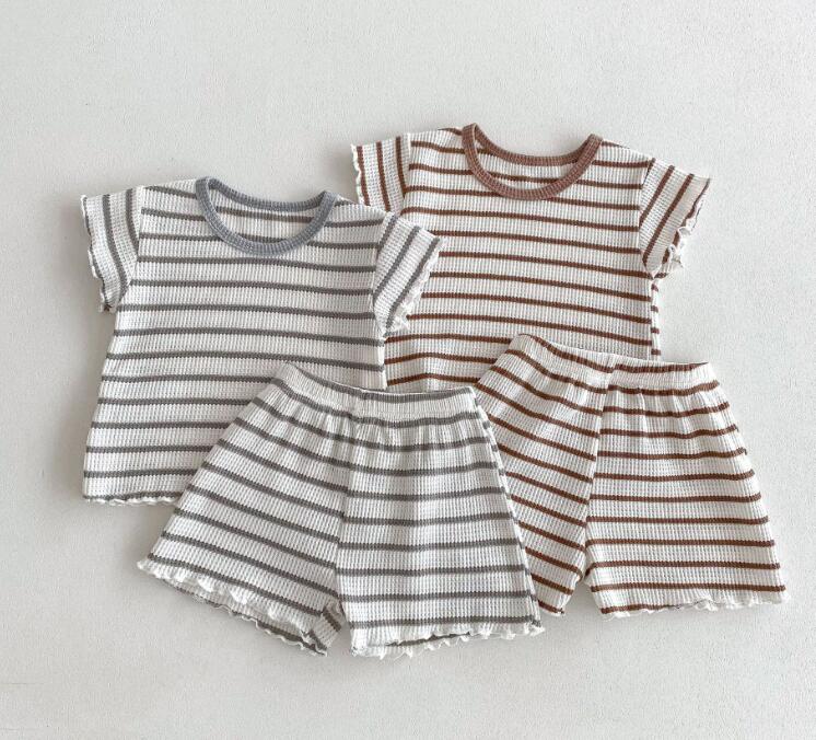 2024夏★子供服　トップス+ズボン　セット★80-130cm★2色