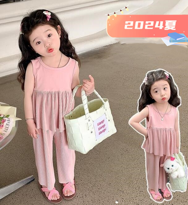 子供服★トップス+ズボン★セットアップ★キッズ女の子★90-140CM