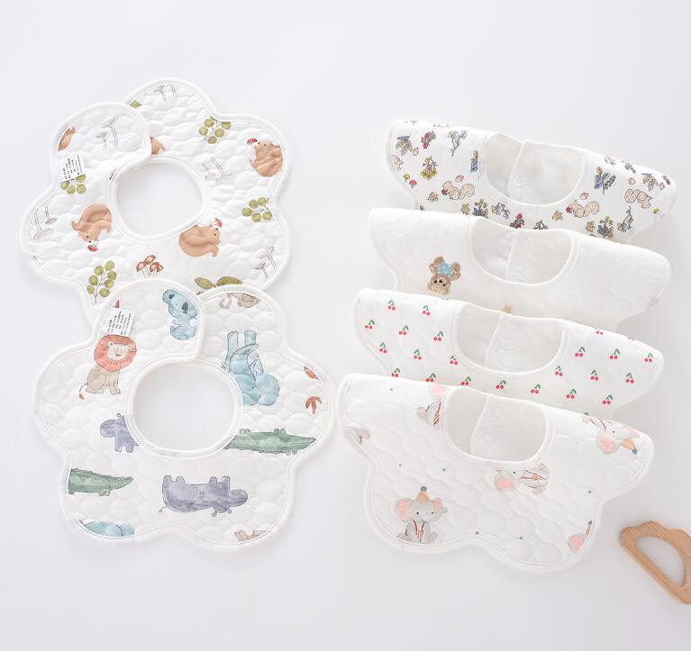 新登場★ベビー涎掛け★棉質　9種★食事用★